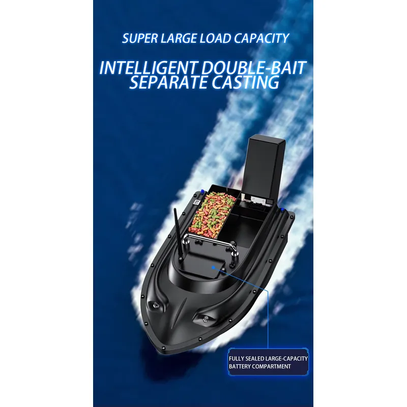 釣り餌ボート 鯉釣り インテリジェントリモコン 自動帰還 魚 - Fishing Boat Gps のレビューと価格