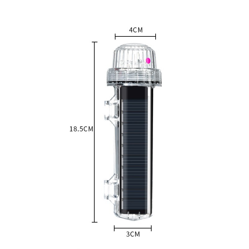 [フラッシュなし] ソーラーボート信号灯、ネットマーカーライ - Fishing Boat Navigation Light のレビューと価格