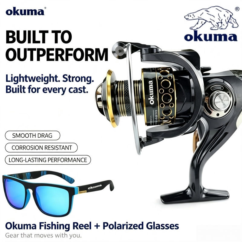 OKUMA-スピニングリール、メタル超軽量釣りリール、釣り道 - Fishing Boat Steering Wheel のレビューと価格