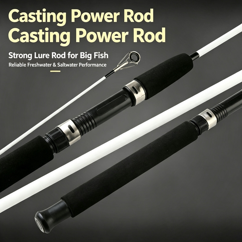 ソリッドグラスファイバー製スピニングフィッシングロッド、超硬 - Fishing Boat Anchor のレビューと価格